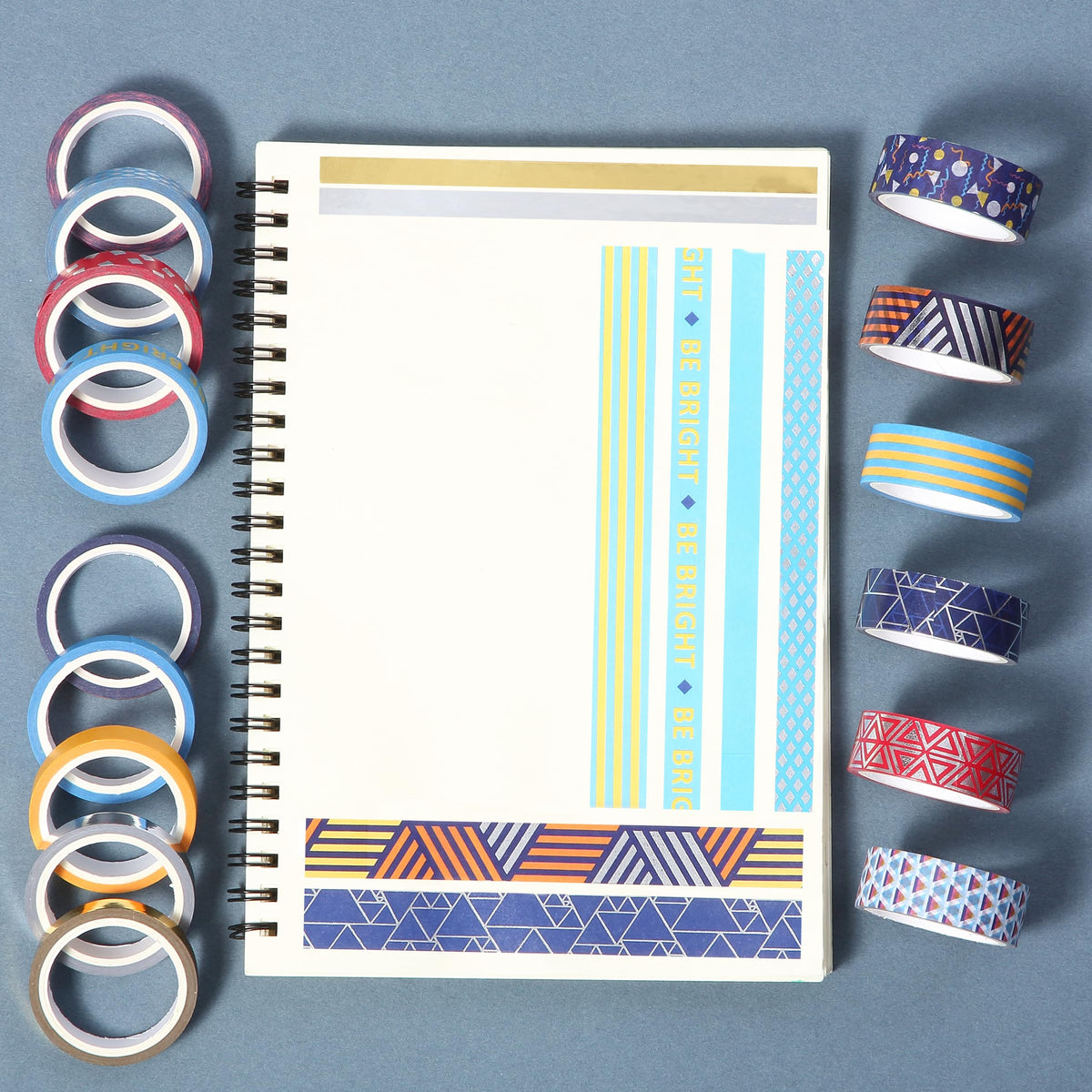 Mr. Pen- Washi Tape Set, 21 Rolls, Assorted Sizes, Floral