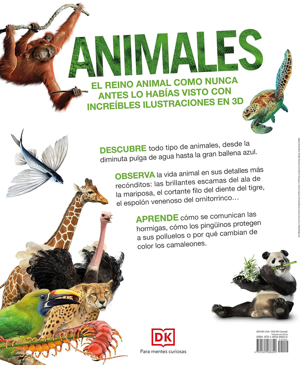 Animales (Knowledge Encyclopedia Animal!): El reino animal como nunca lo habías visto (Spanish Edition)
