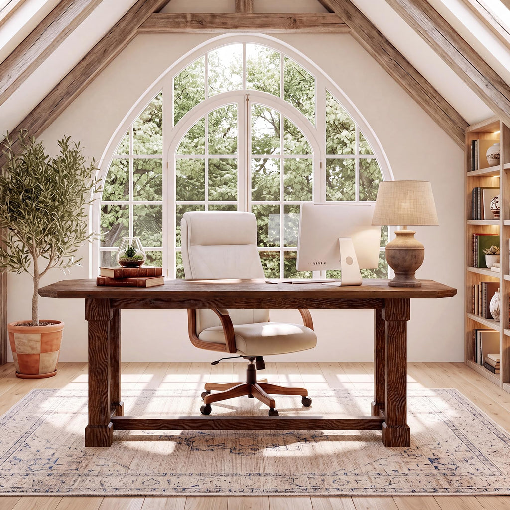 TRIBEWOOD 63-Inch Solid Fir Student Desk