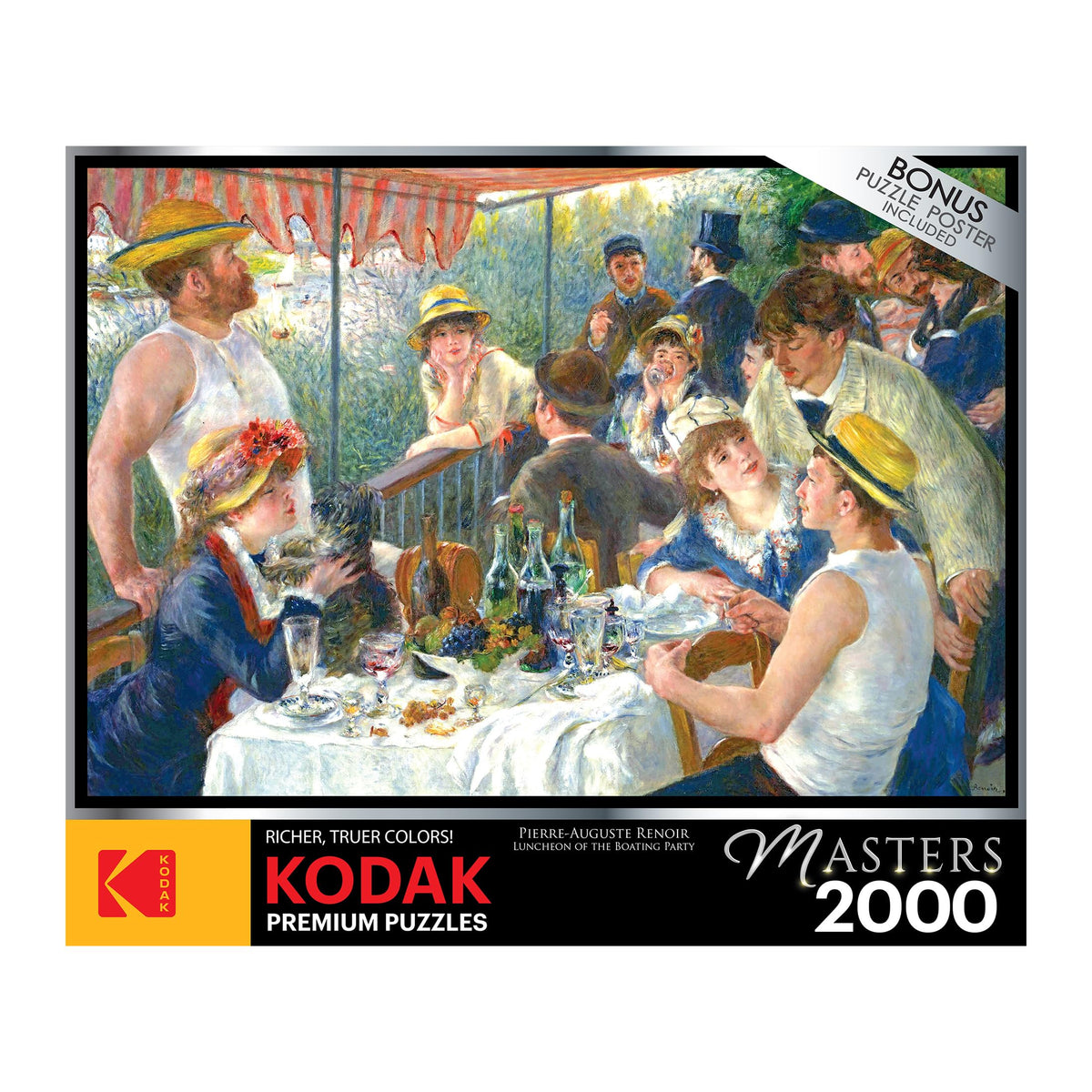 RoseArt Kodak Premium Masters Mona Lisa 2000 Piece Jigsaw Puzzle