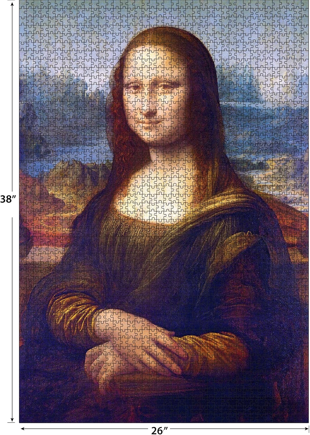 RoseArt Kodak Premium Masters Mona Lisa 2000 Piece Jigsaw Puzzle