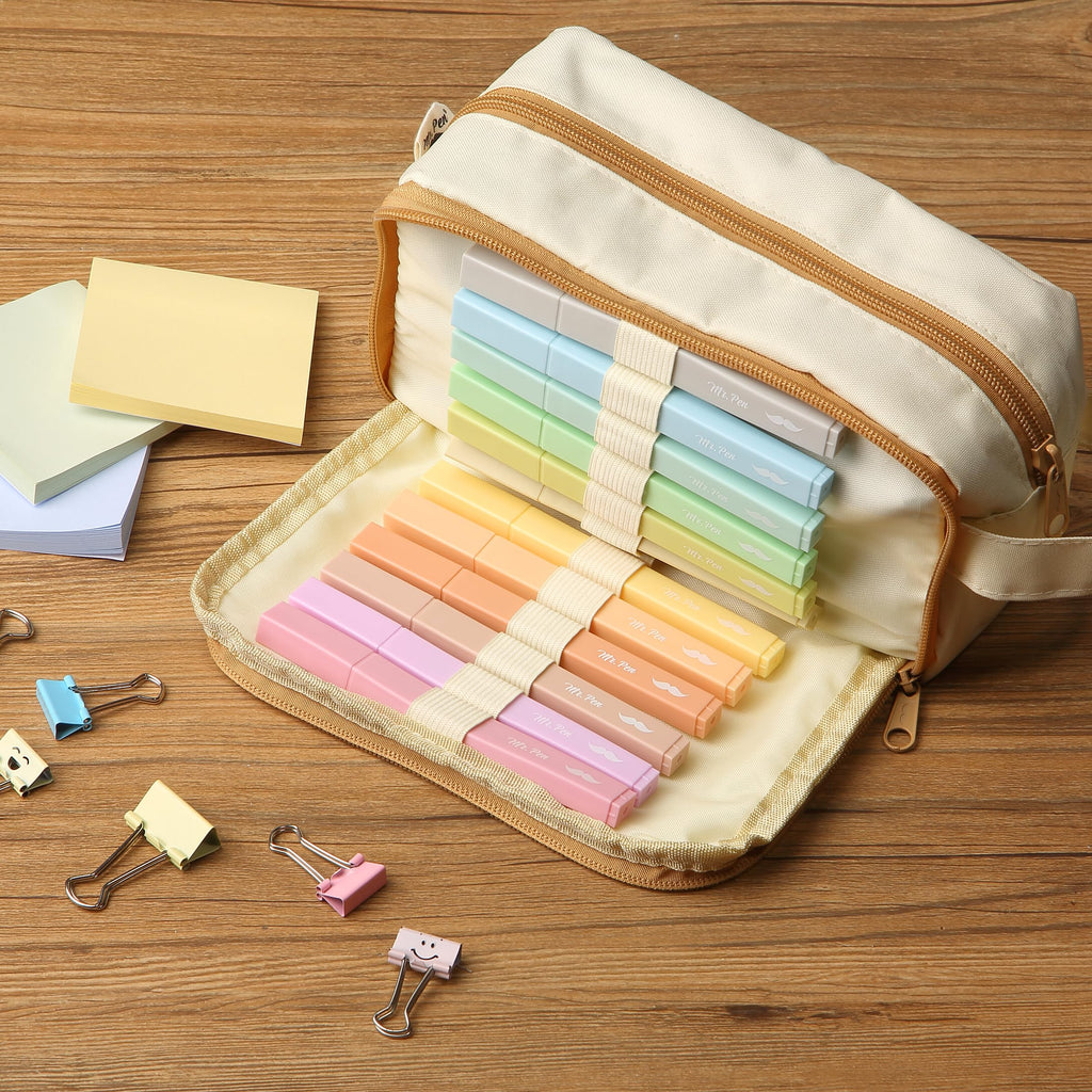 Mr. Pen- Aesthetic Bible Highlighters No Bleed Through Assorted Color