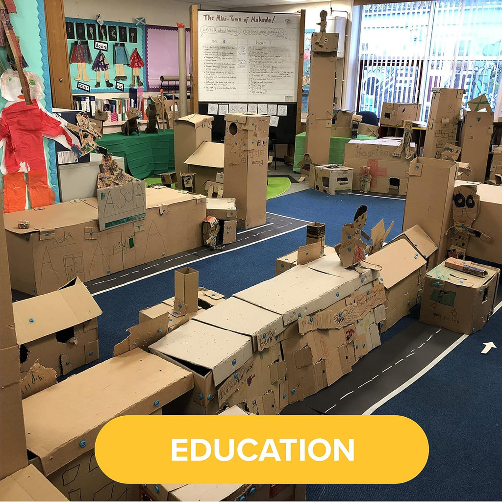 Makedo Invent Cardboard Construction Kit (Ages 5+, 360 Pieces)