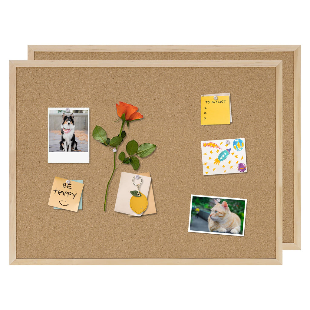 DAHAPYBOO Framed Cork Bulletin Board