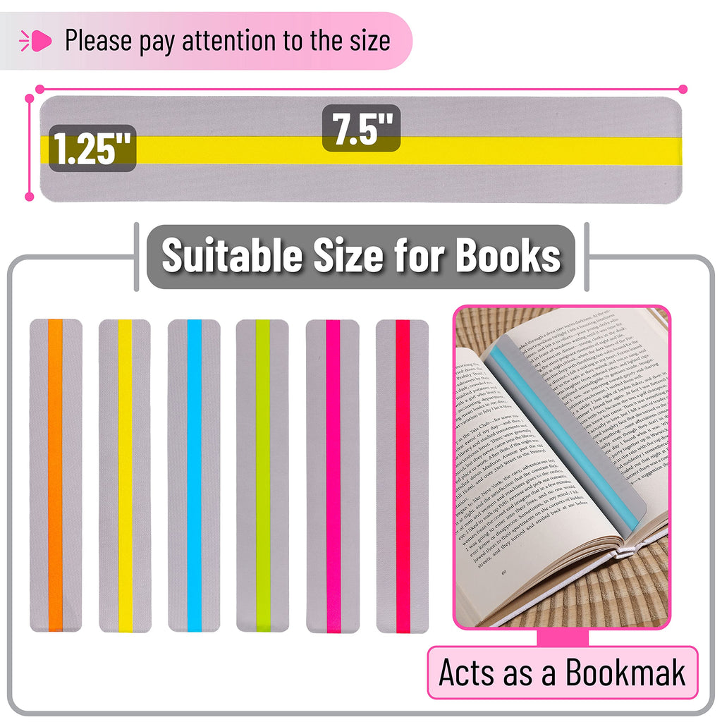 Mr. Pen- Guided Reading Strips, 18 Pack, Colorful, Bookmarks for Kids
