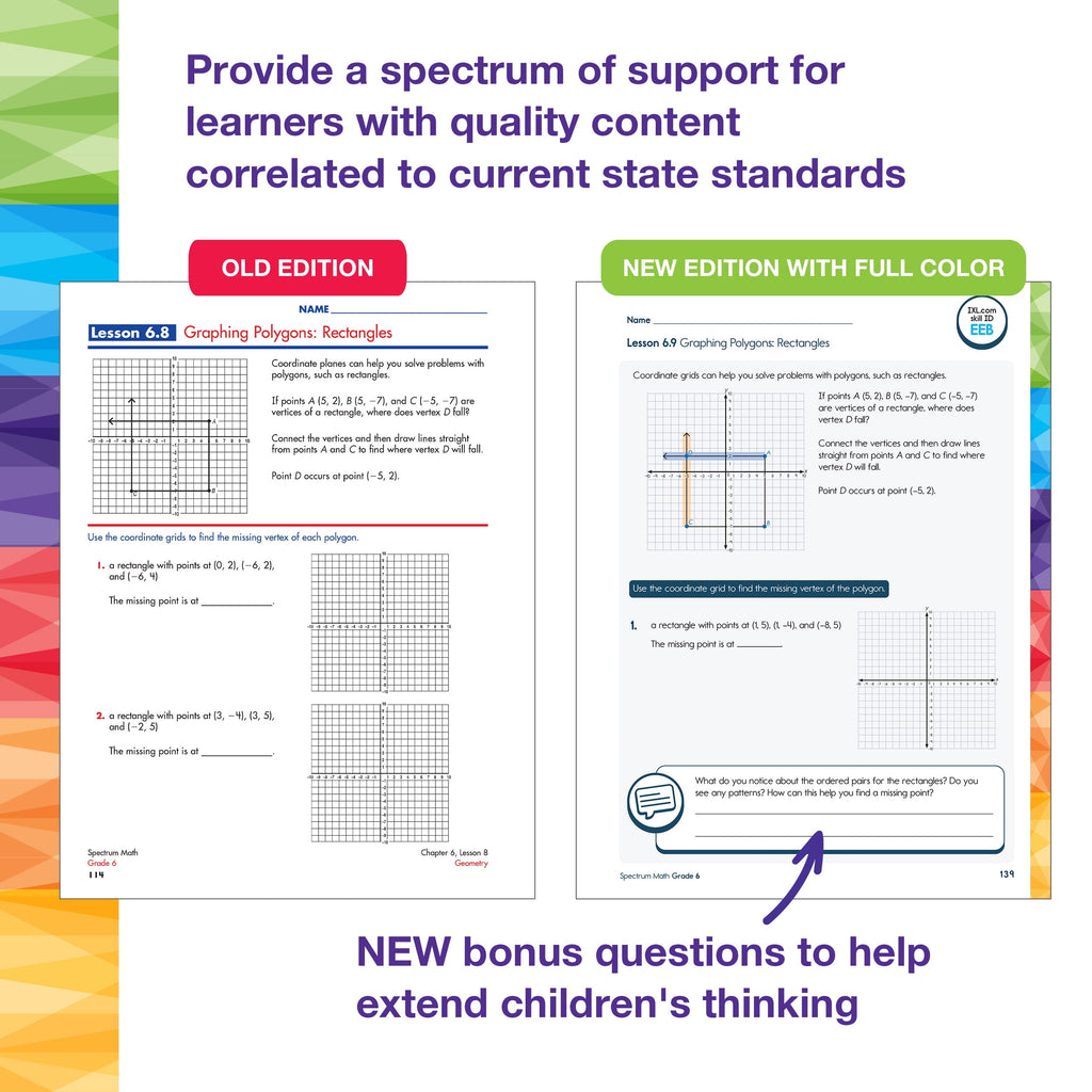 Spectrum Spectrum Math Workbook, Grade 6, (Paperback)