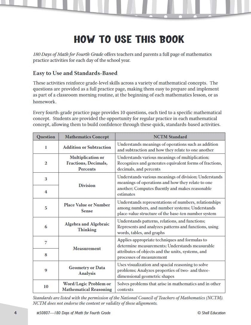 180 Days™: Practice Workbooks for Fourth Grade: Reading 2nd Edition,