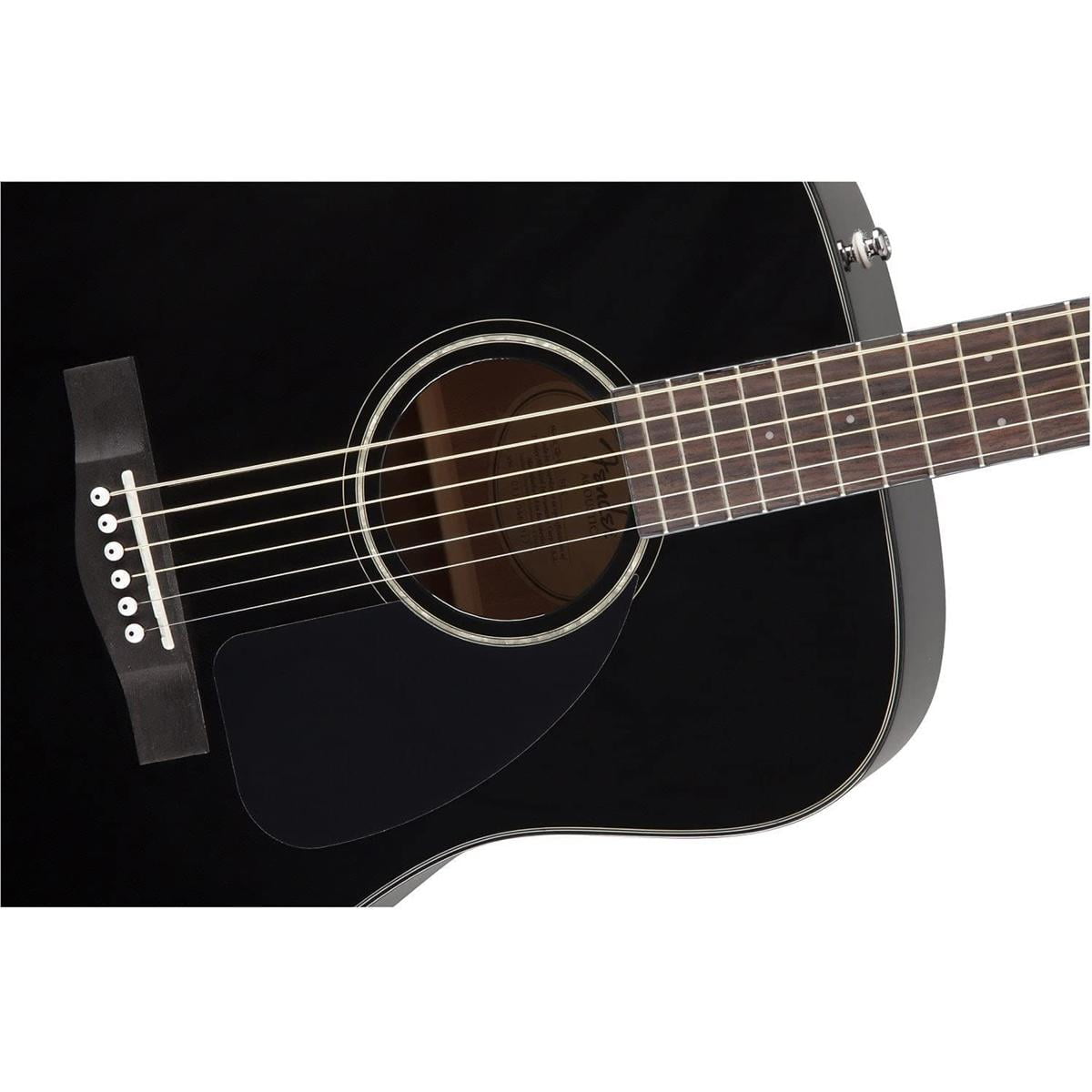 Fender Dreadnought Acoustic Guitar, Black