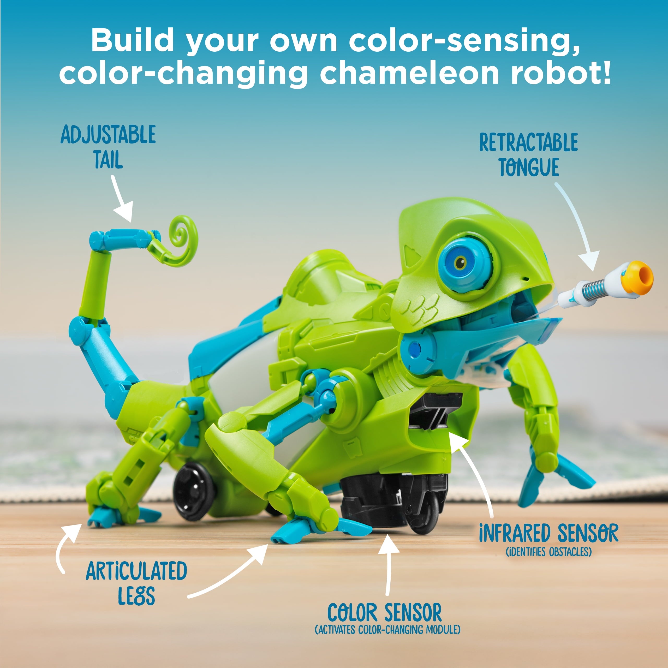 Thames & Kosmos, My Robotic Pet, Coding Chameleon STEM Kit, Science Se