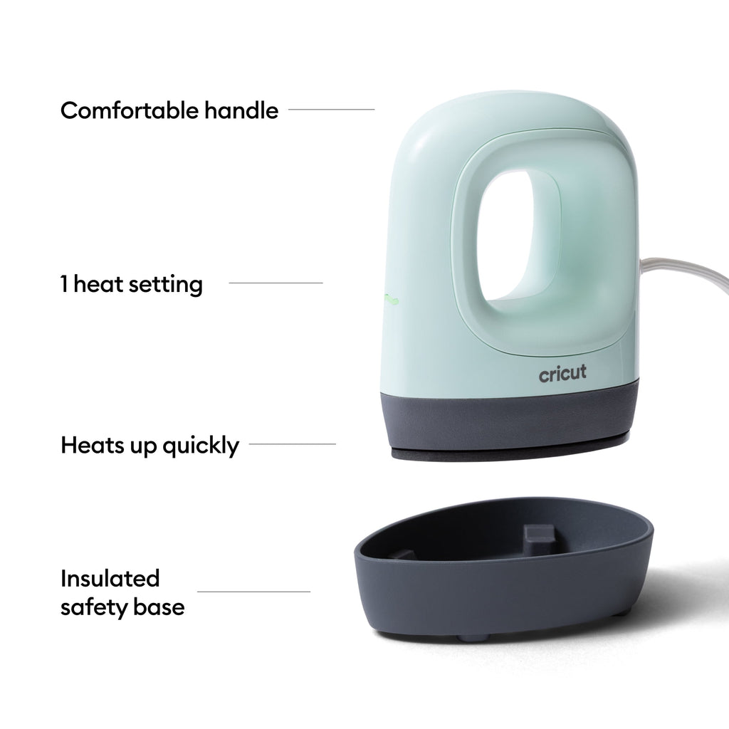 Cricut EasyPress Mini™ LT Heat Press, Mint Green