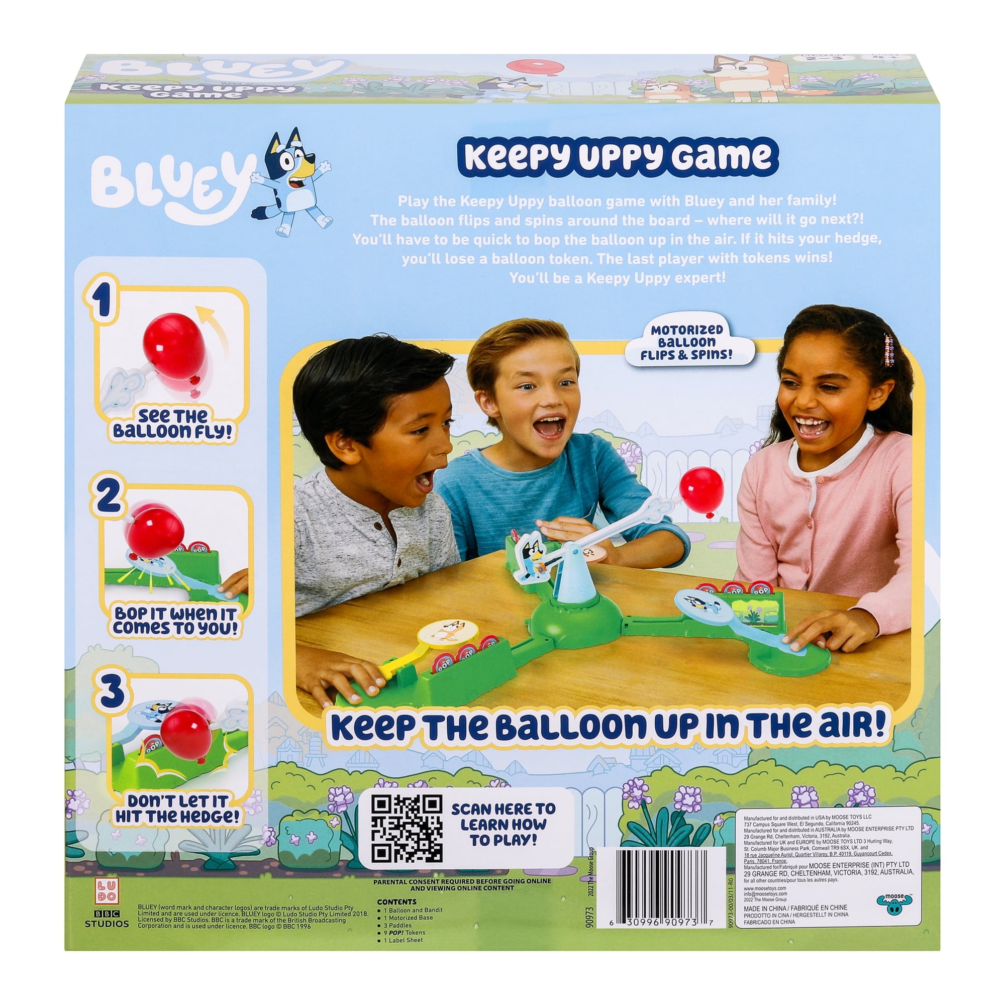 Bluey Keepy Uppy Board Game, 2-3 players, Ages 4+