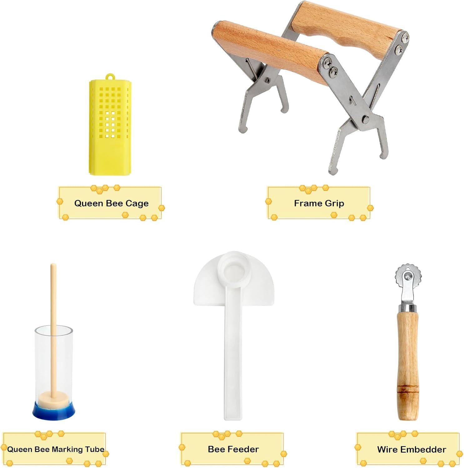 12pcs Bee Hives Starter Kit Beekeeping Supplies, Bee Keeping Supplies-