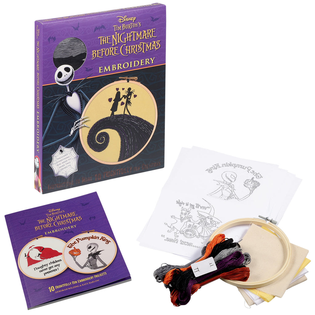 Disney Tim Burton's the Nightmare Before Christmas Embroidery (Hardcov