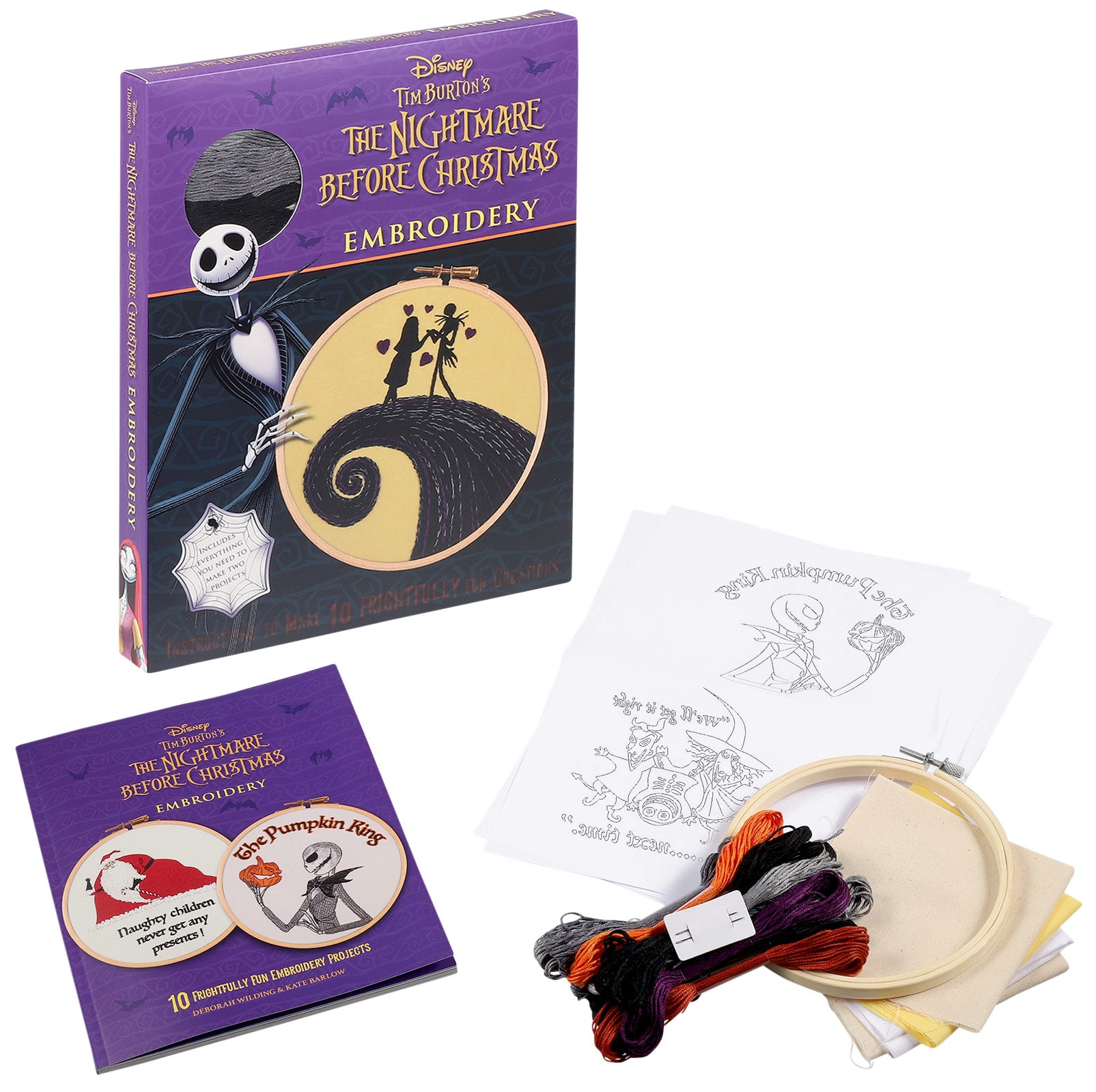 Disney Tim Burton's the Nightmare Before Christmas Embroidery (Hardcov