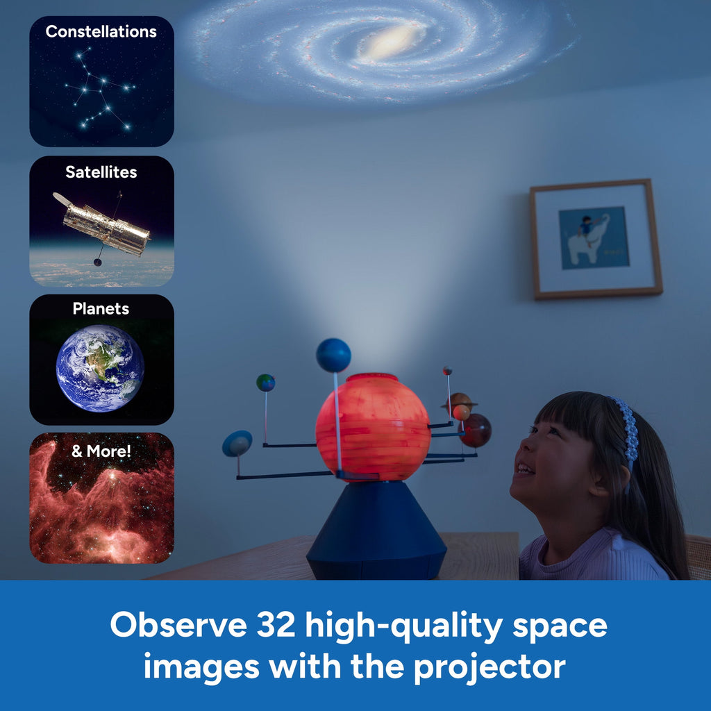 Educational Insights GeoSafari® Motorized Solar System & Projector, S