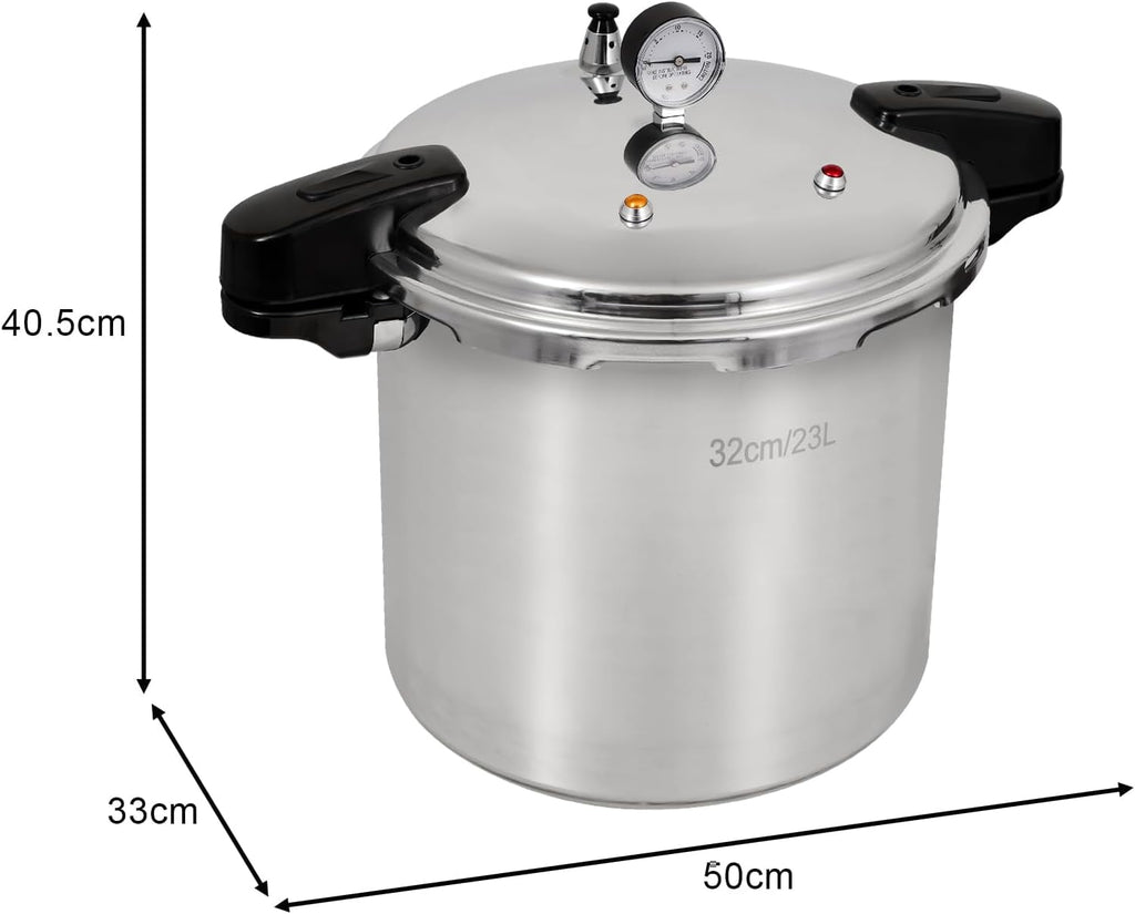 PROPOTCOKE Pressure Cooker 24 Quart/23 Liter,Pressure Canner with Reli