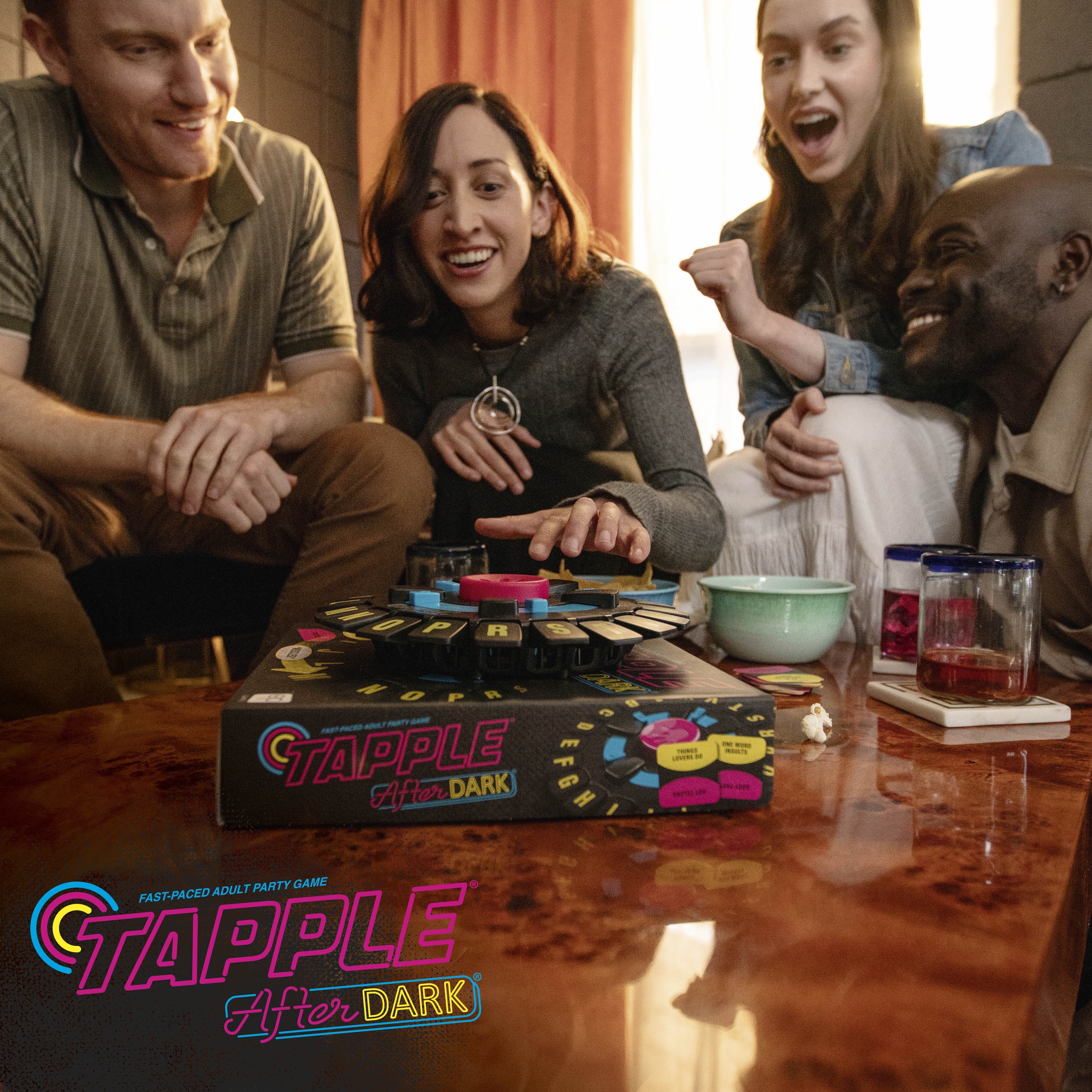 Tapple: After Dark Word Game, Fast-Paced Board Game for Ages 17+, Pick