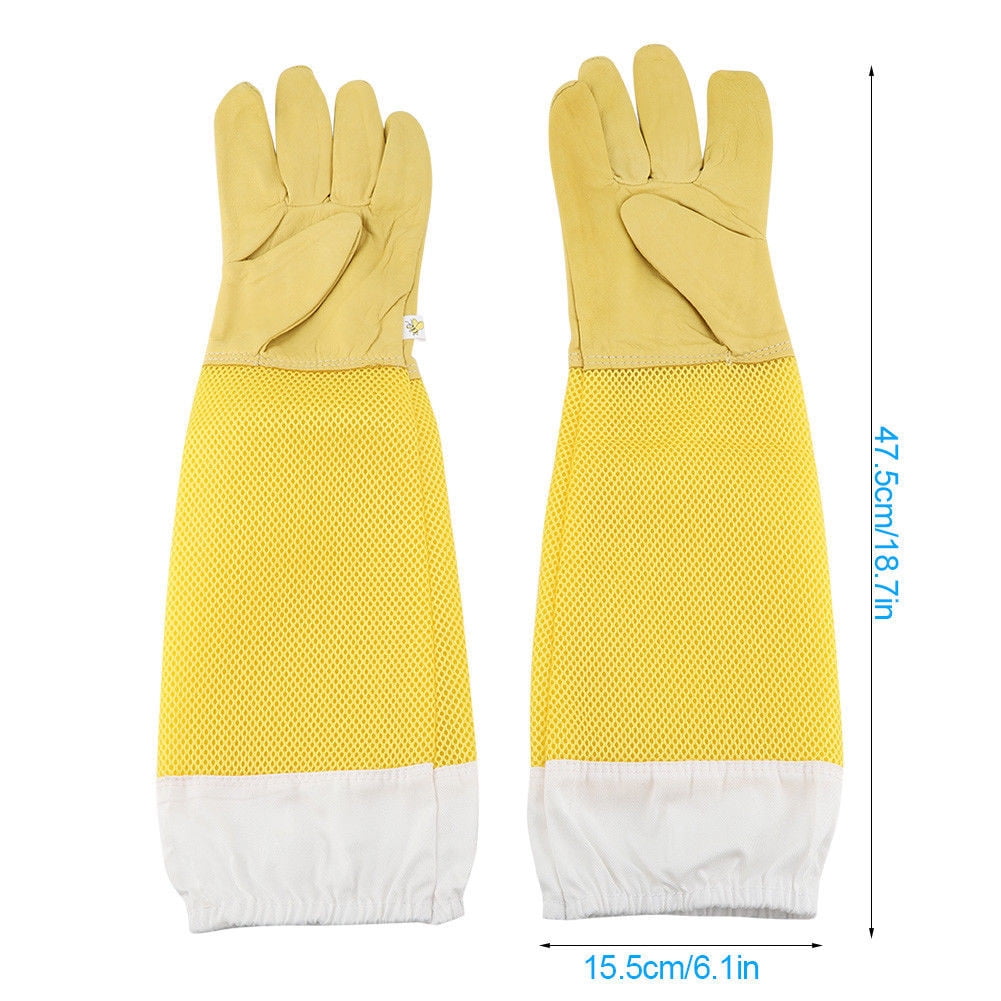 Beekeeping Beekeeper and Sleeves Set for Hands-Free and Ventilation Cr