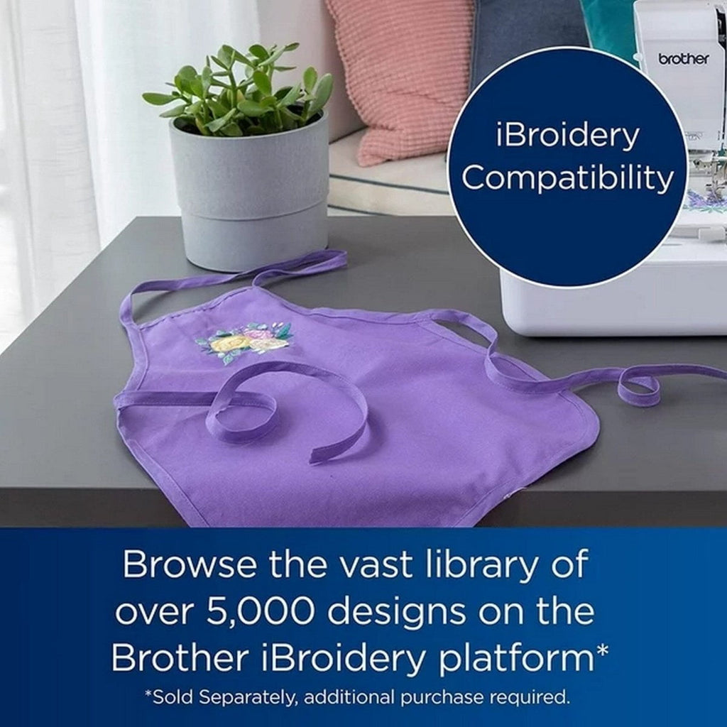 Brother PE545 Embroidery Machine with 4" x 4" Hoop & Accessories