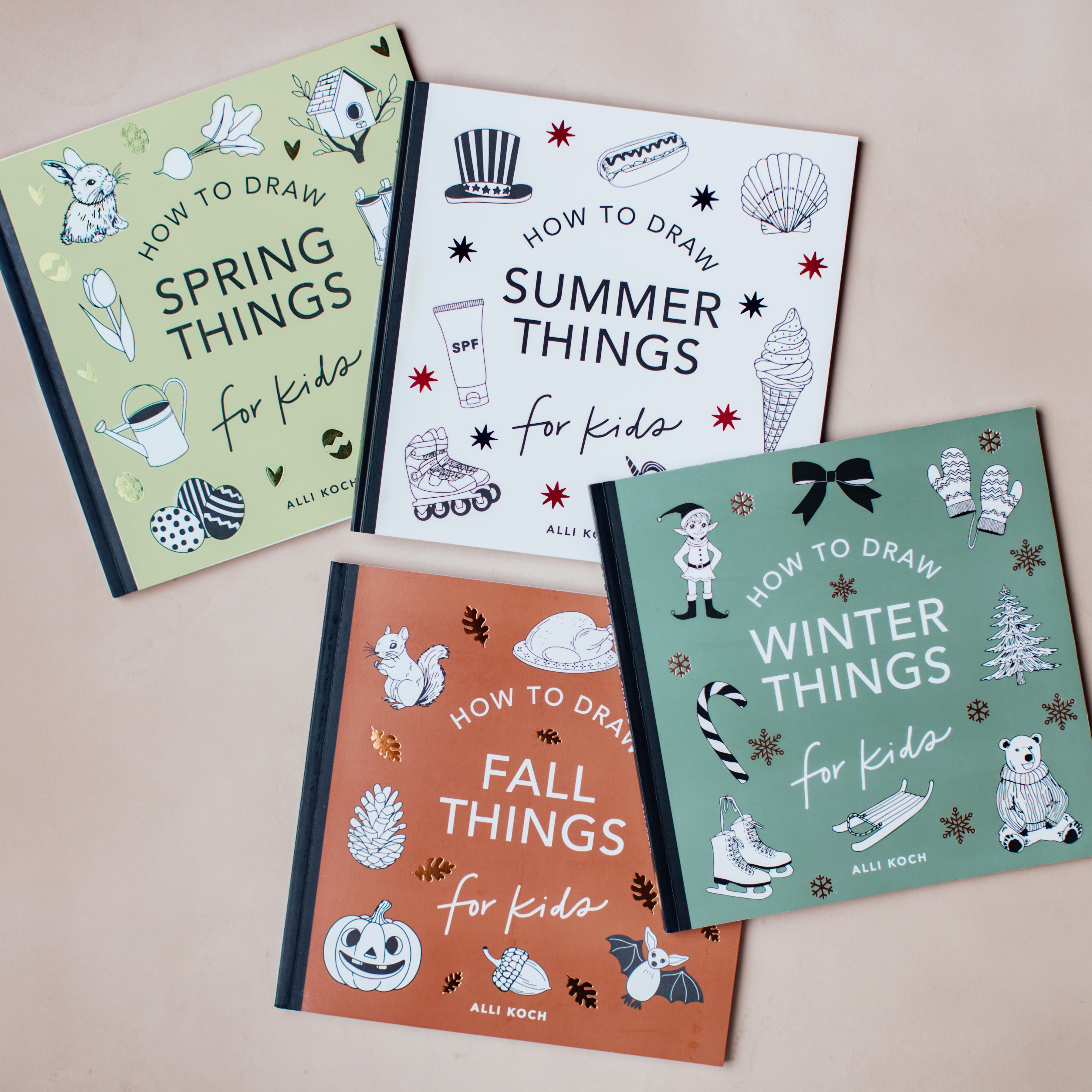 Fall Things: How to Draw Books for Kids