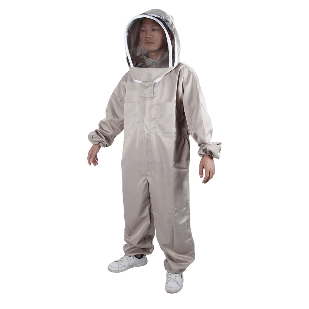 Yajisi Hooded Beekeeper Suit One Piece Beekeeping Protective Clothes A