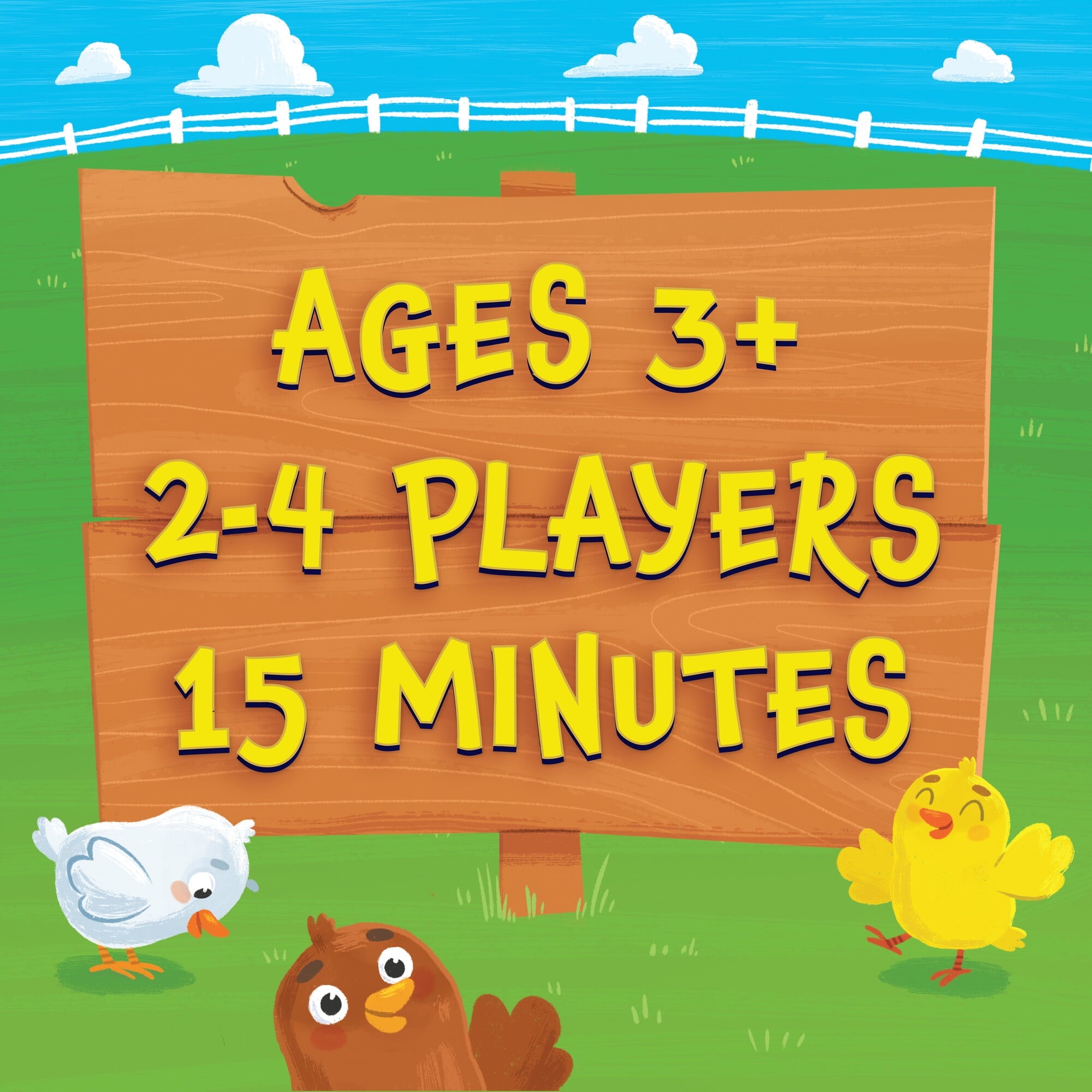 Peaceable Kingdom Count Your Chickens Cooperative Board Game for Presc