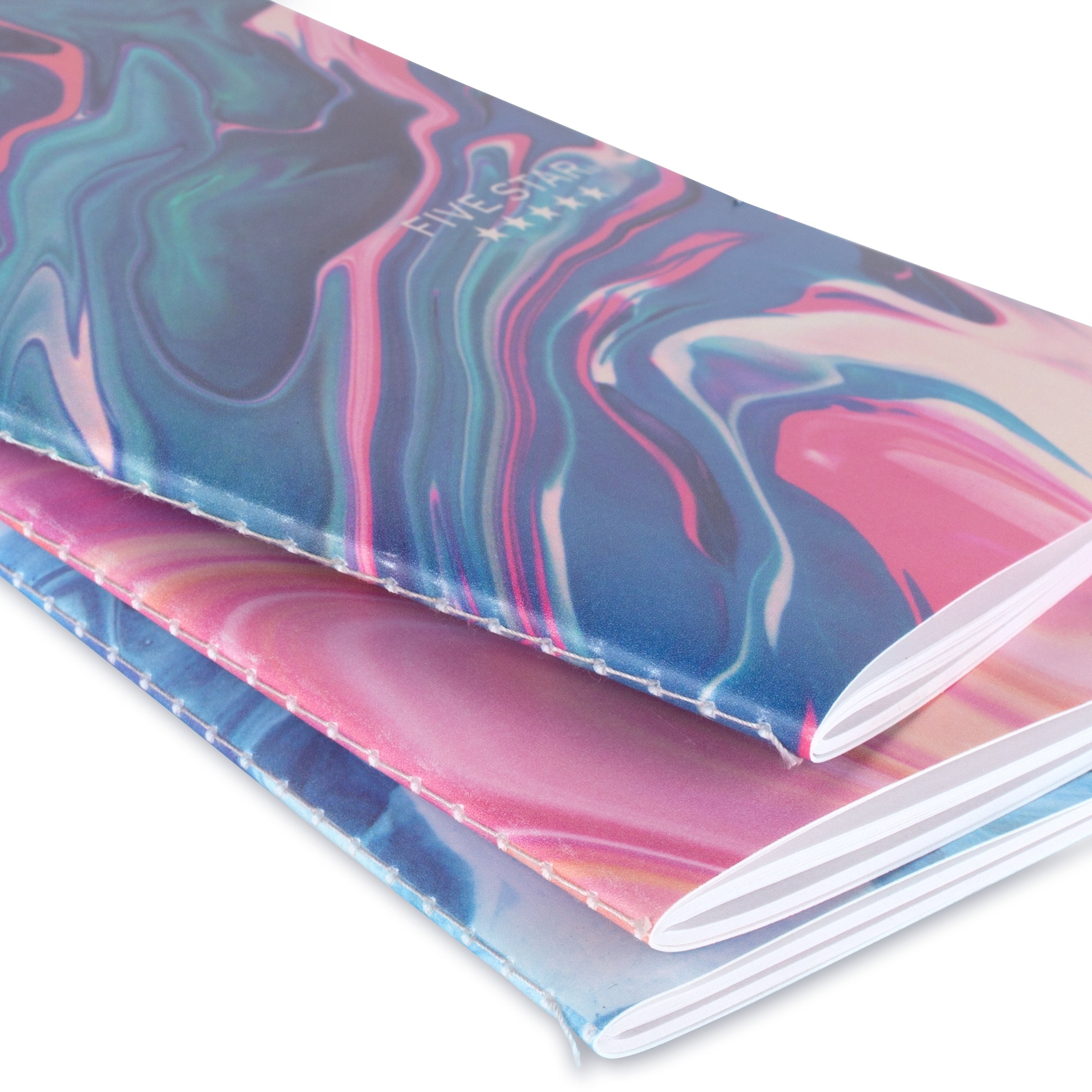 Five Star Fashion College Ruled Writing Notebook, 5" x 7", Biodome, Po