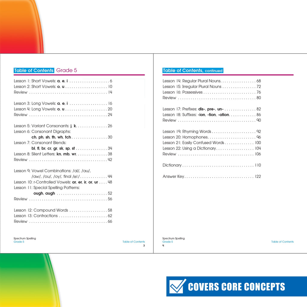 Spectrum Spectrum Spelling, Grade 5: Volume 32, (Paperback)