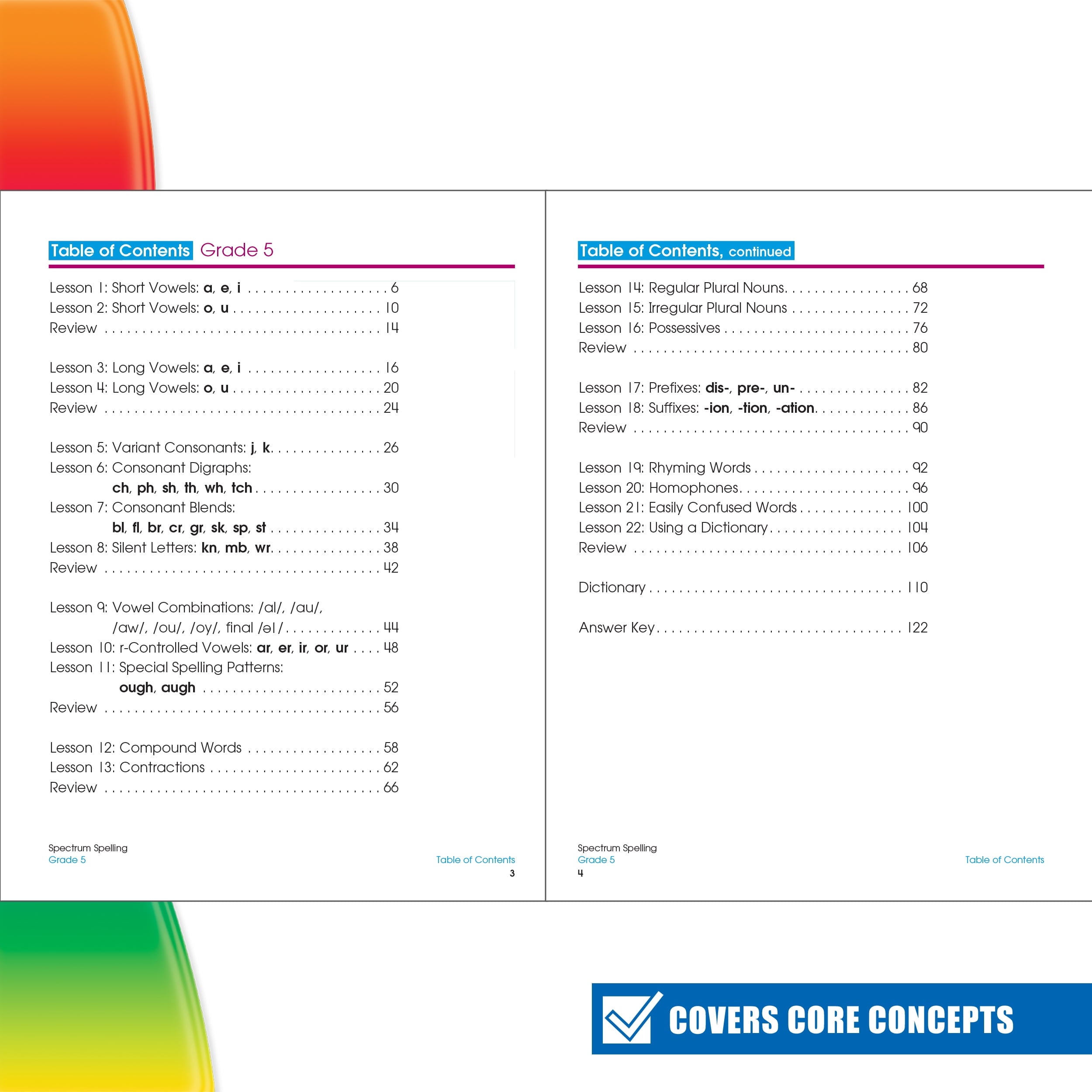 Spectrum Spectrum Spelling, Grade 5: Volume 32, (Paperback)