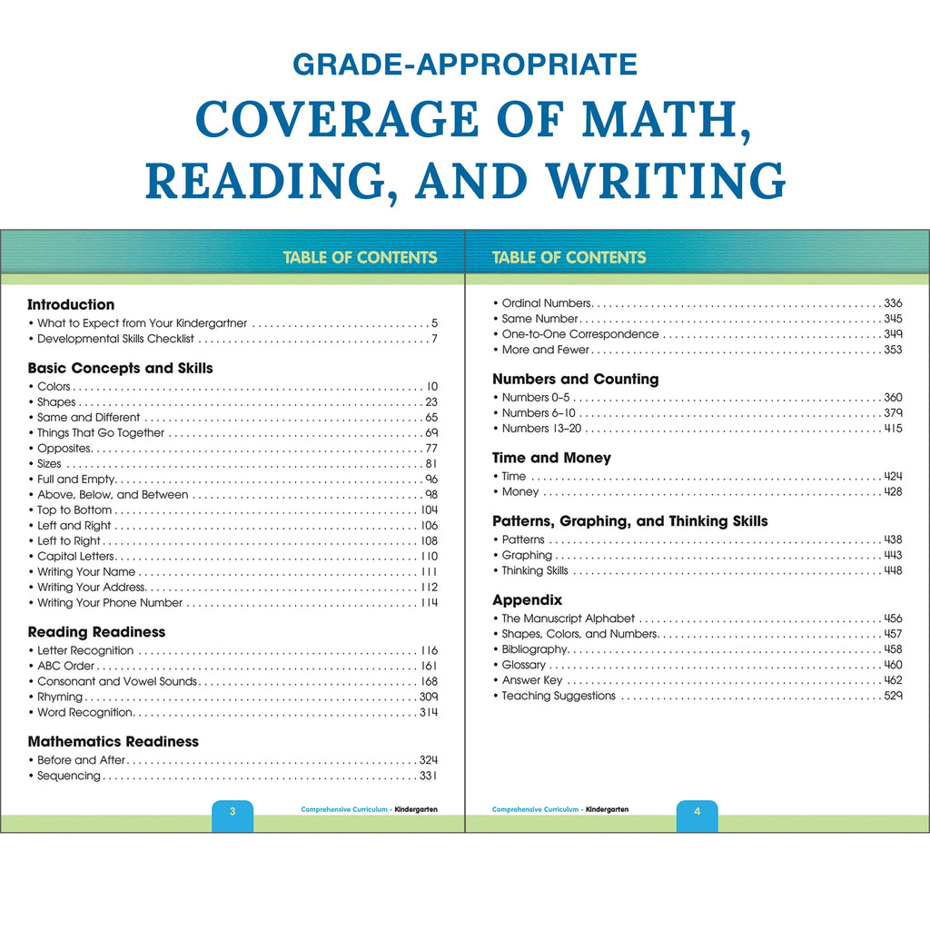 Carson Dellosa Comprehensive Curriculum of Basic Skills Workbook (544)