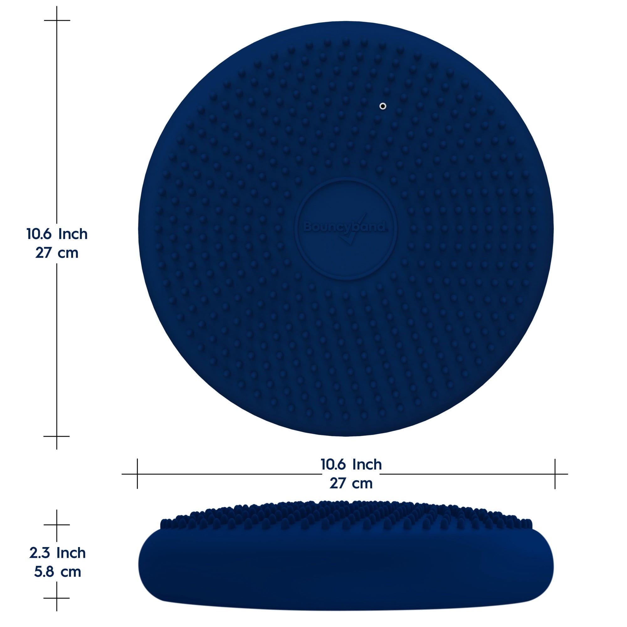 Antimicrobial Little Wiggle Seat - Blue 10.7"