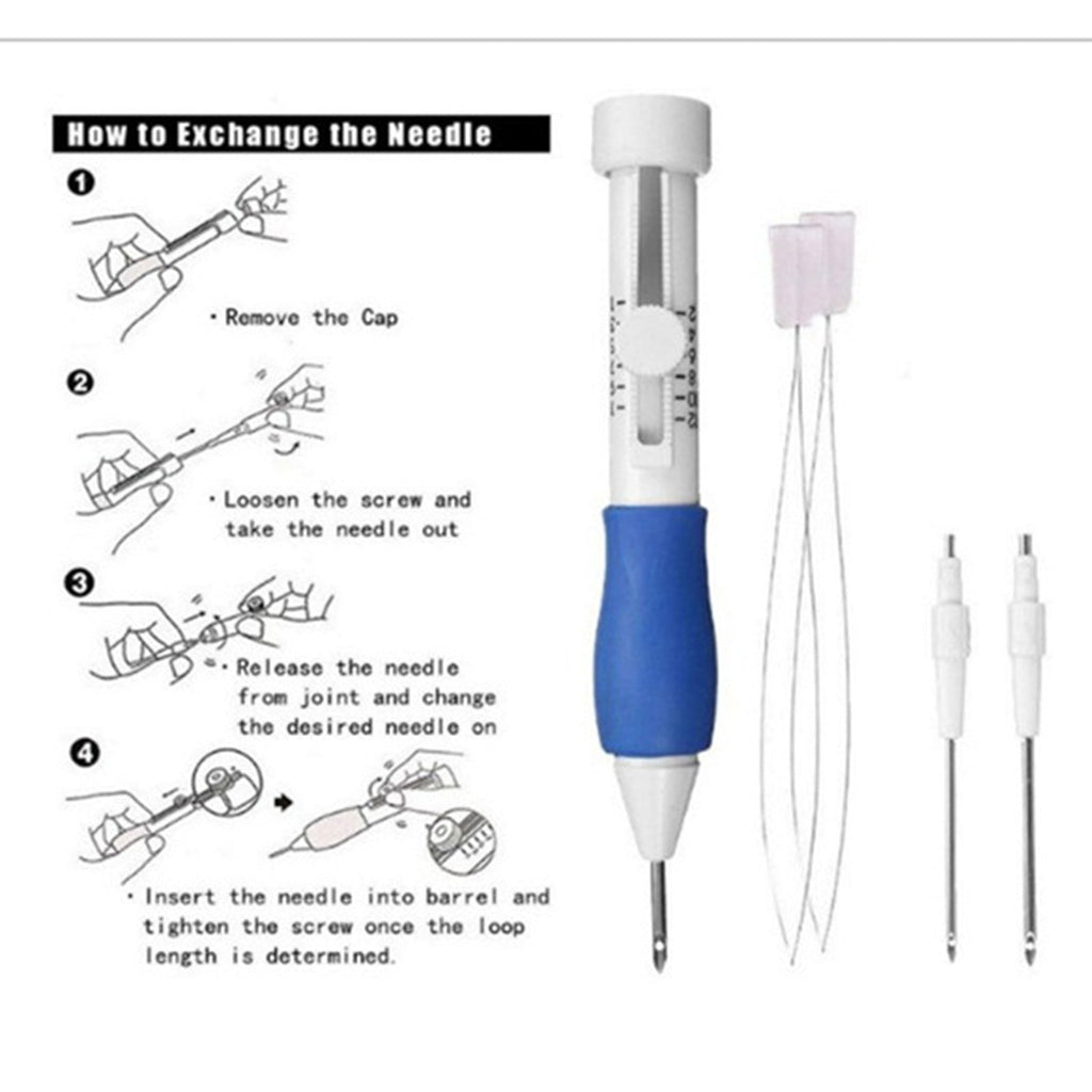 Embroidery Pen Embroidery Stitching Punch Needle Embroidery Kit Craft