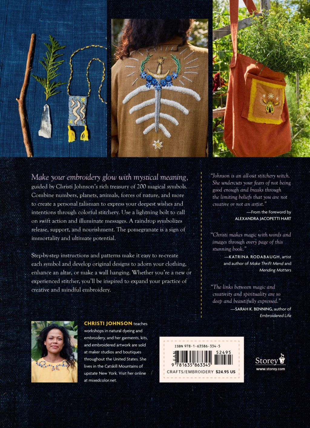 Mystical Stitches : Embroidery for Personal Empowerment and Magical Em