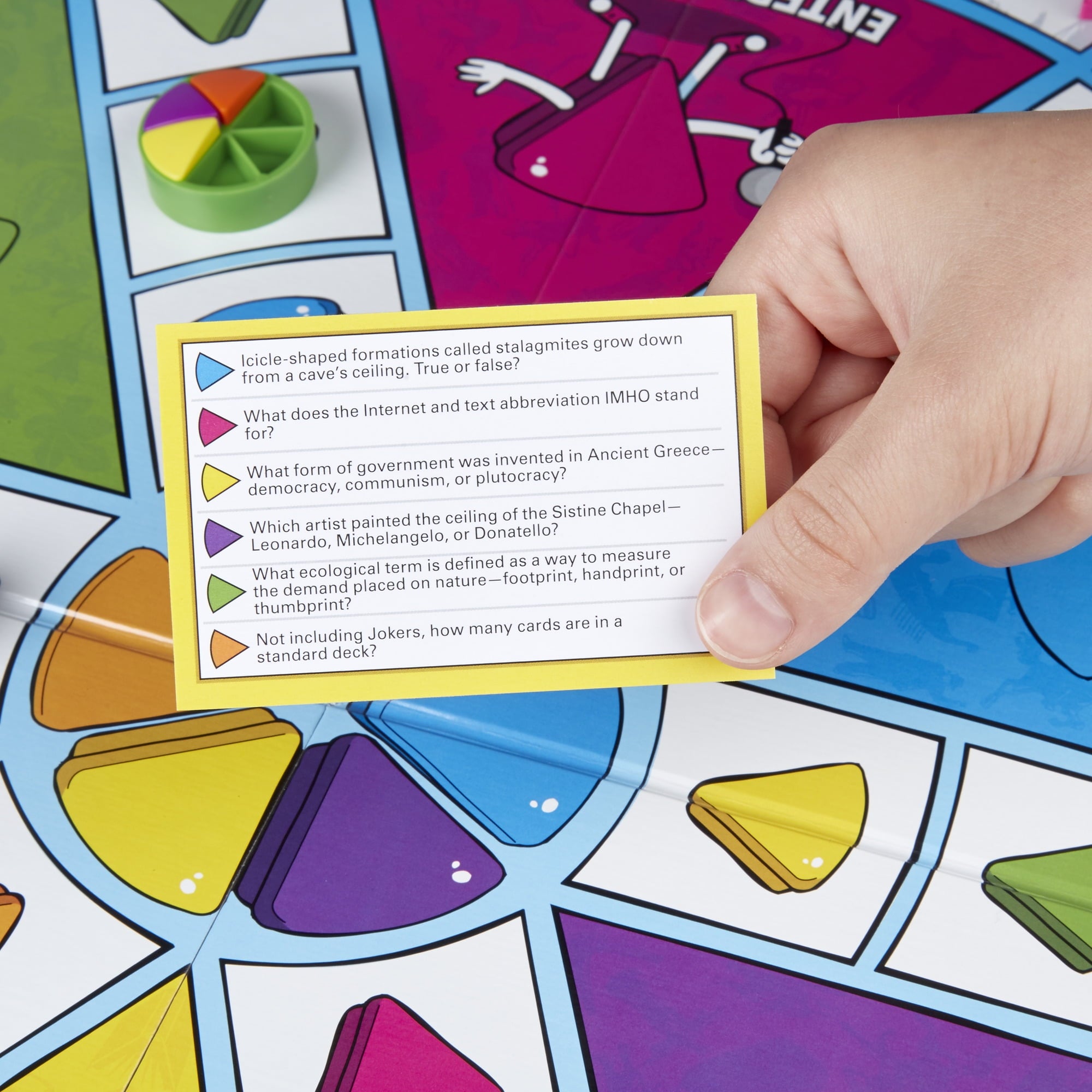 Trivial Pursuit Family Edition game, Board Game for 2 or More Players,