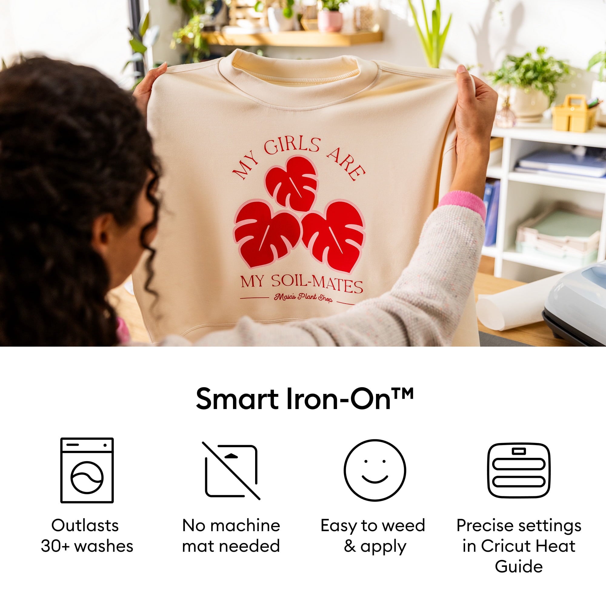 Cricut Smart Iron-On Vinyl (3 ft), 13" x 36"