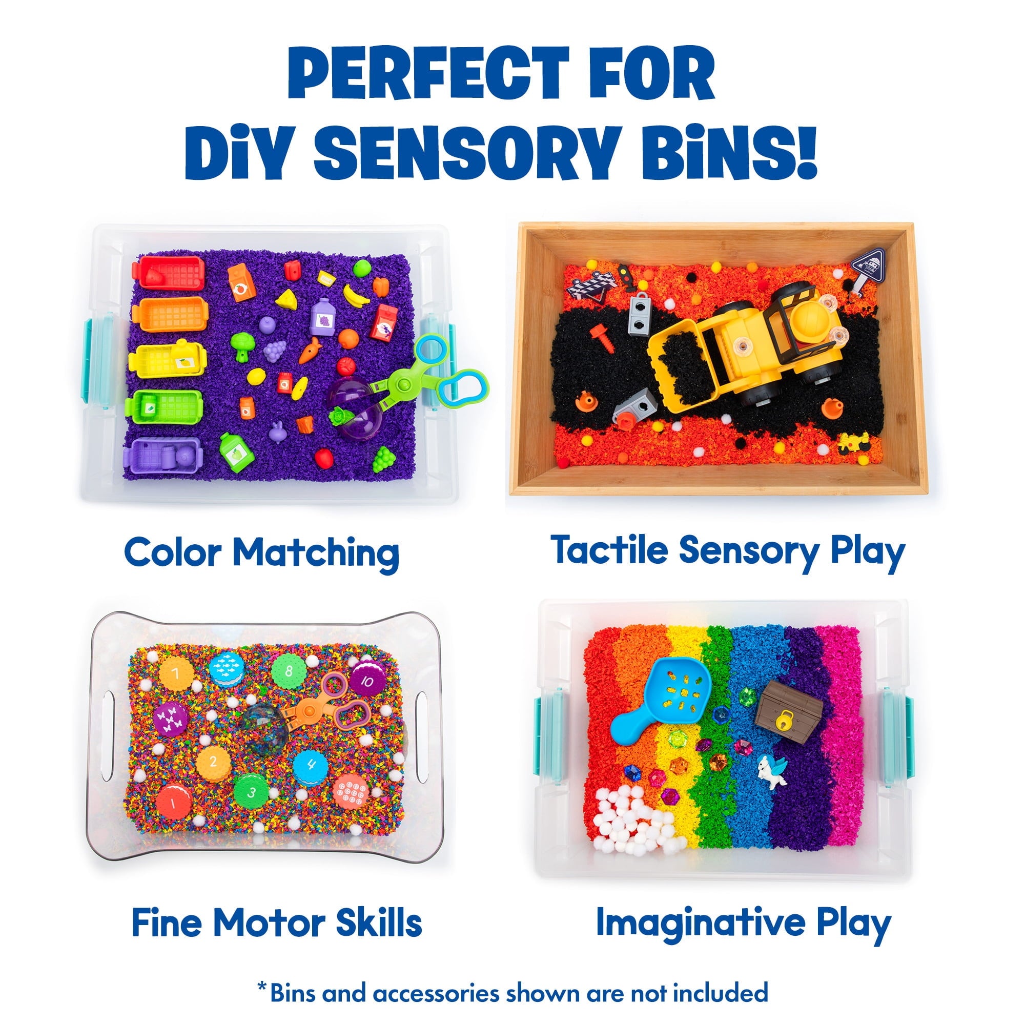 Pluffle® Mini 8 Pack, Sensory Bin Filler