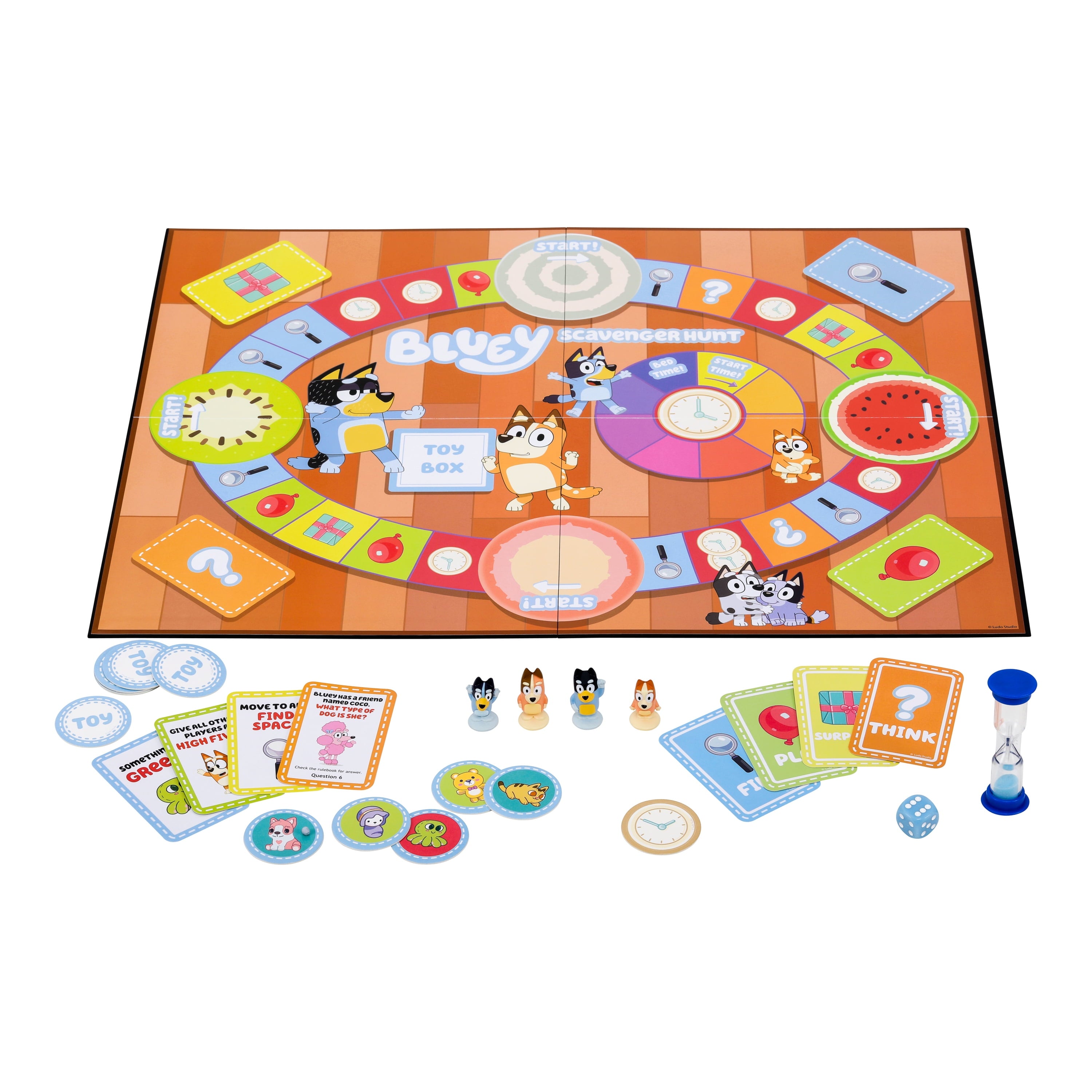 Bluey Scavenger Hunt Game, A Fun Board Game Full of Fun Activities, Ag