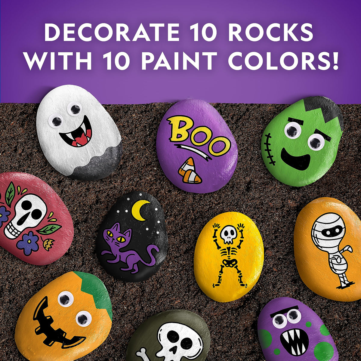 National Geographic Rock Painting Arts and Crafts Activity Kit for Kids