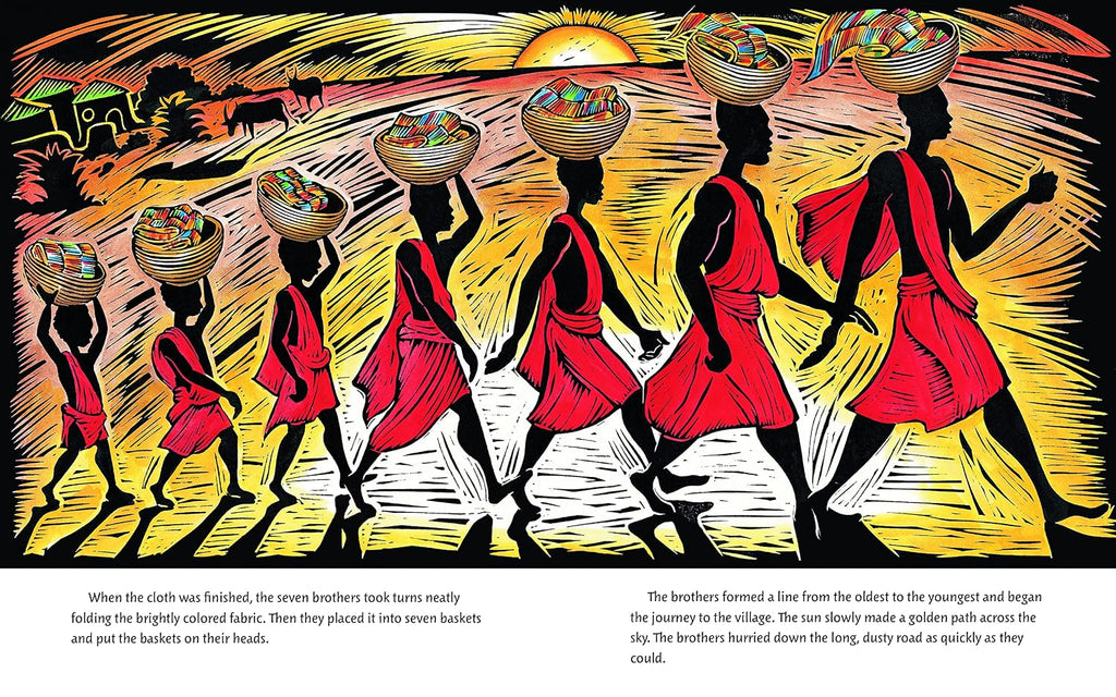 Seven Spools of Thread: A Kwanzaa Story (Albert Whitman Prairie Paperback)