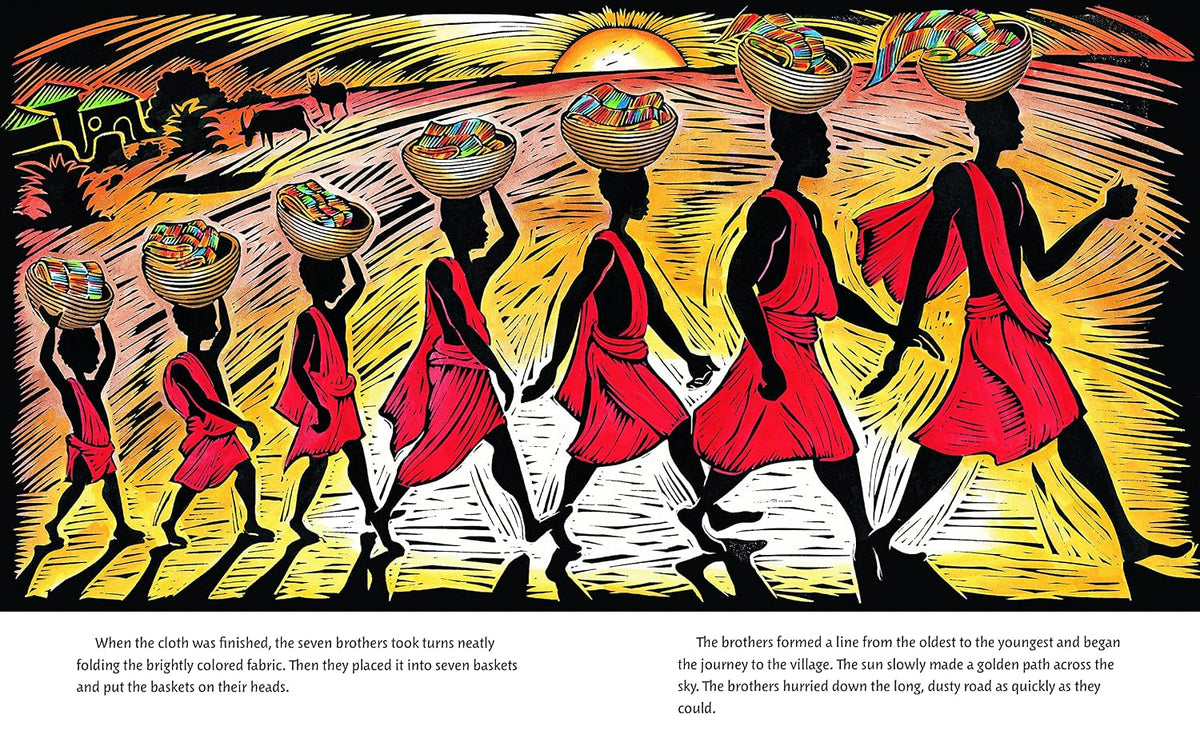 Seven Spools of Thread: A Kwanzaa Story (Albert Whitman Prairie Paperback)