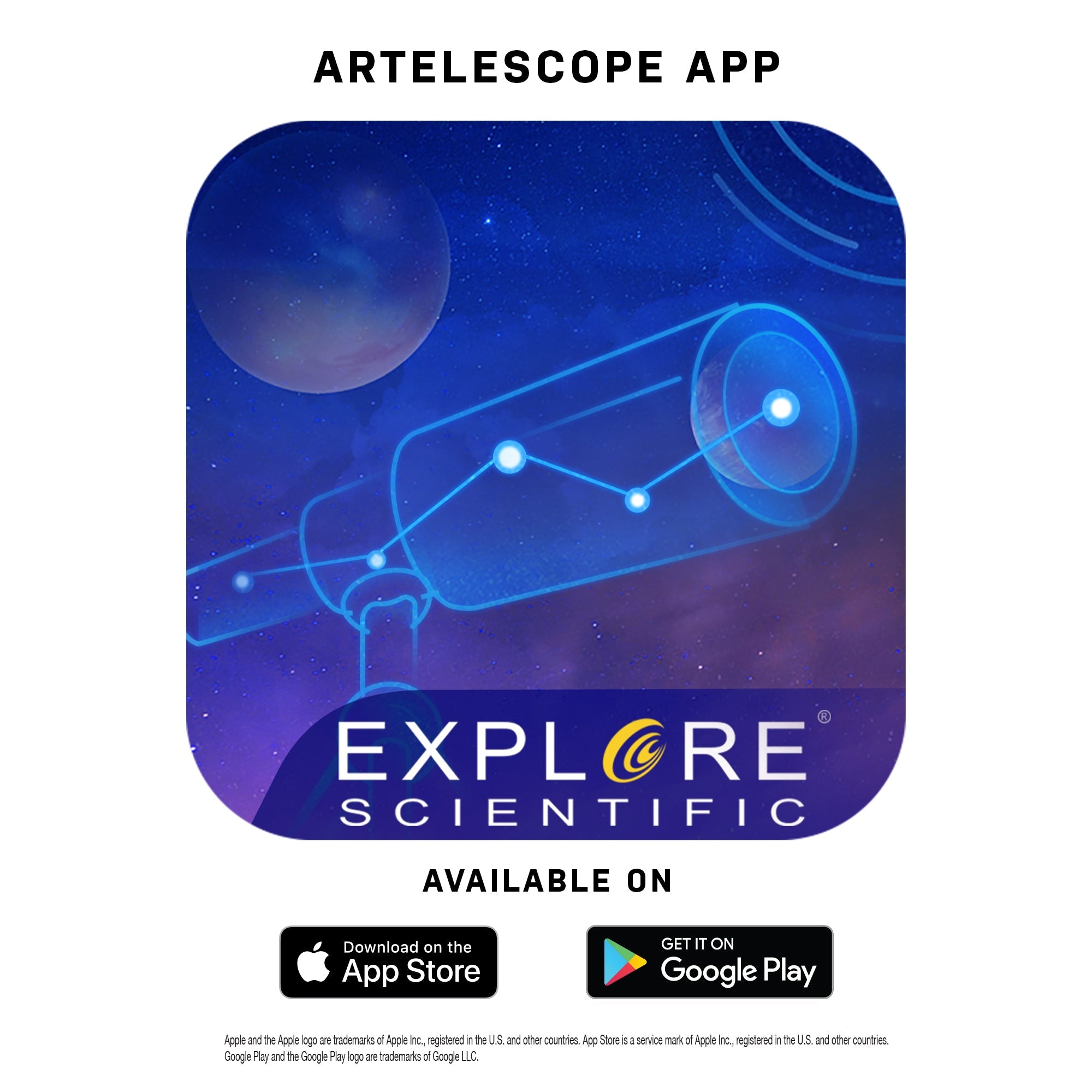 StarApp50 50mm Refractor Telescope with Astronomy APP