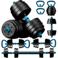 Adjustable Dumbbells, 45LBS 4-in-1 Portable Changeable Dumbbell, Kettl