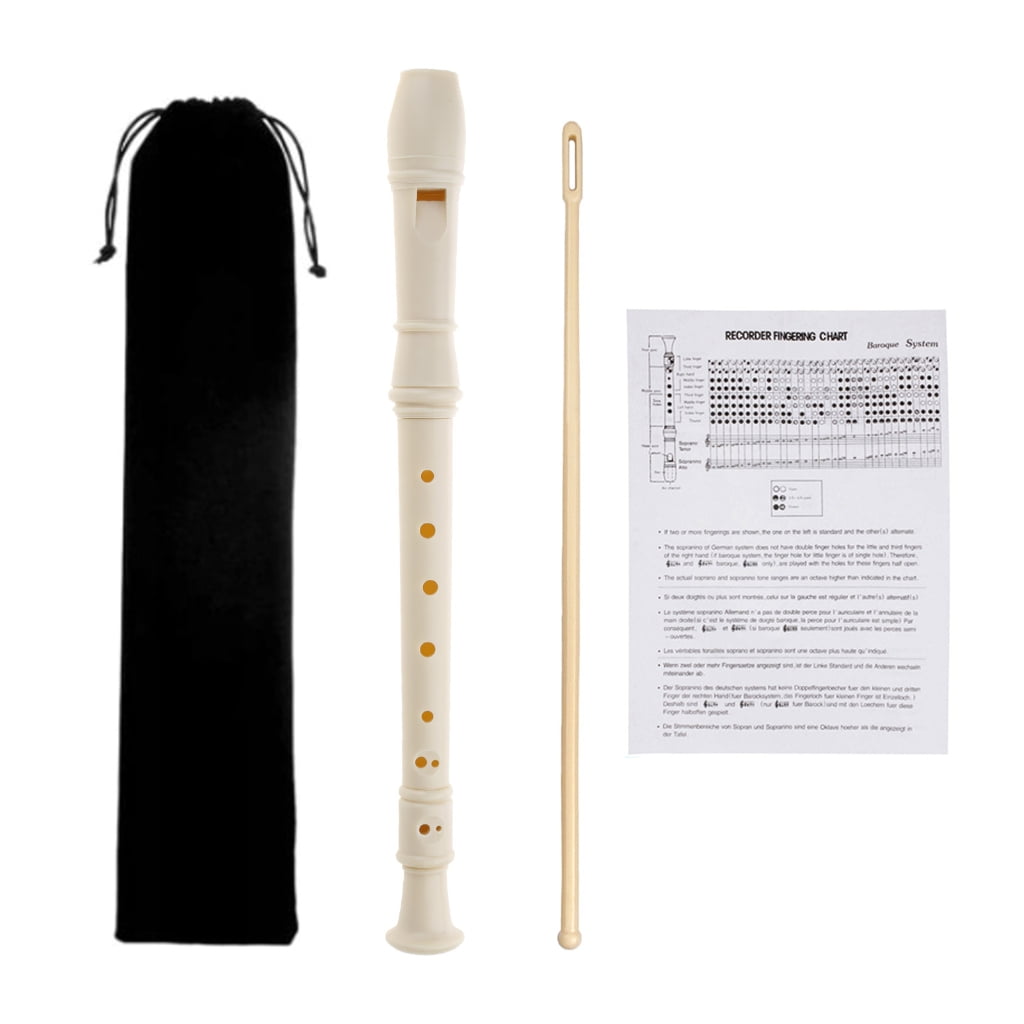 Aellinatey German Style Treble Flute Soprano Recorder Instrument C Key