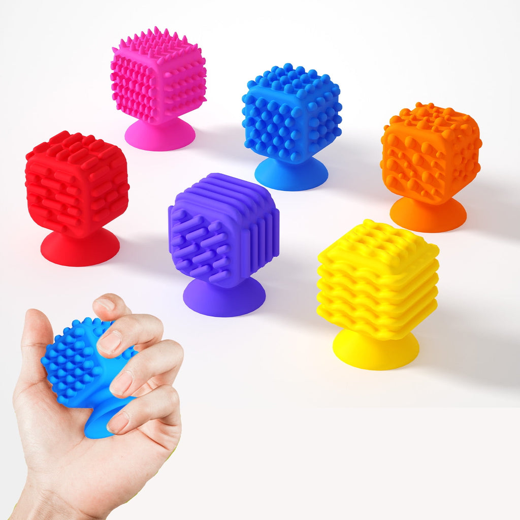 Sensory Stone for Kids: 6 Pack Textured Soft Worry