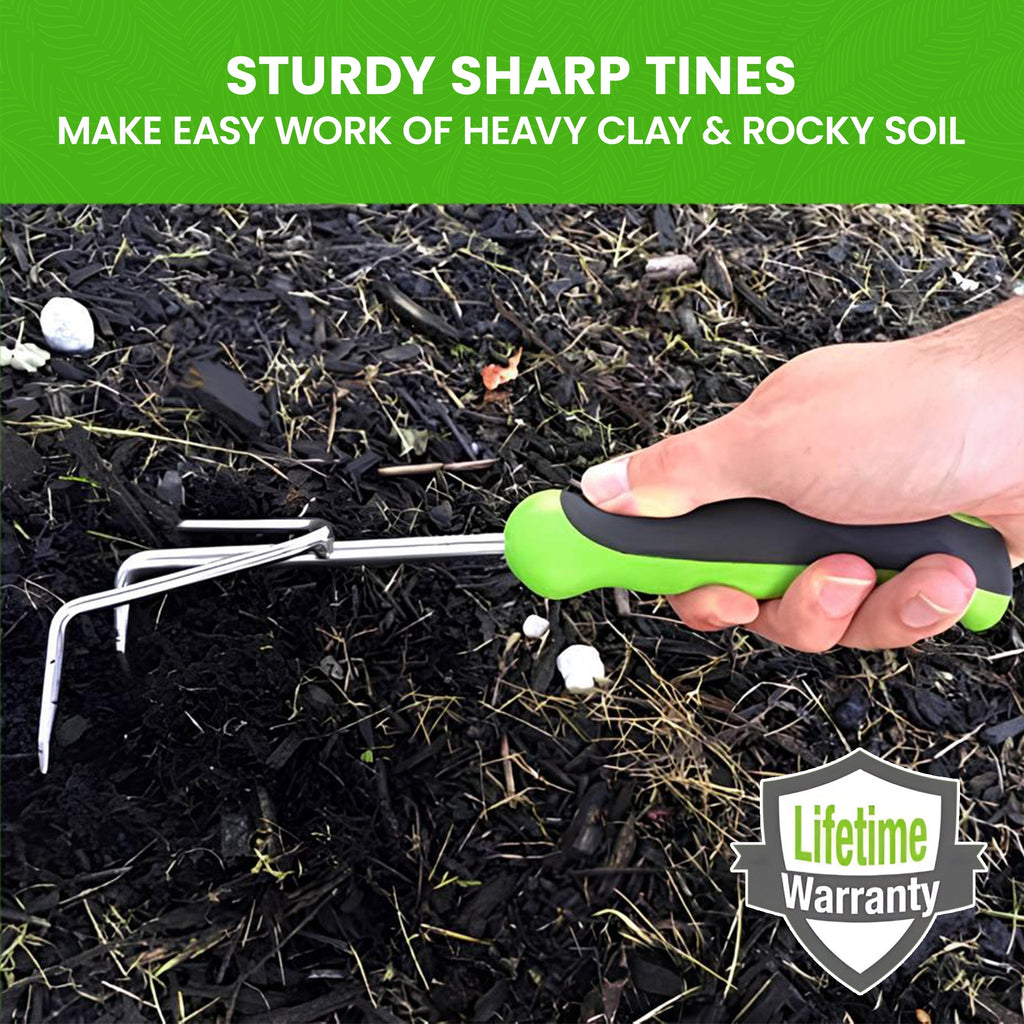 Stainless Steel Garden Hand Cultivator Tool