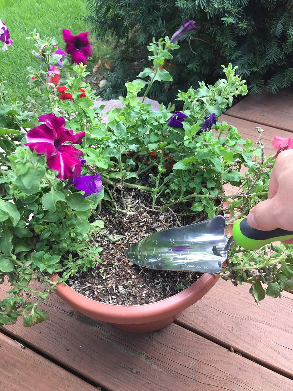 Titanium Garden Transplanter Trowel