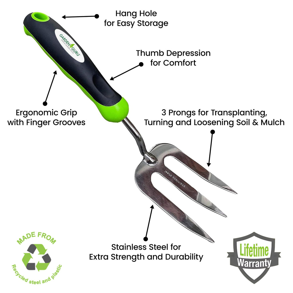 Garden Hand Fork Weeder Tool