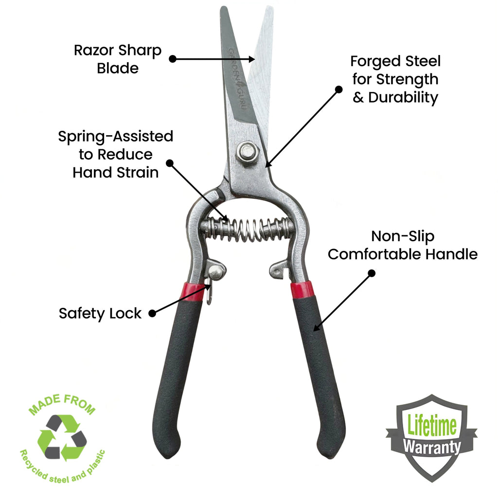 Classic Straight Blade Garden Bypass Pruners