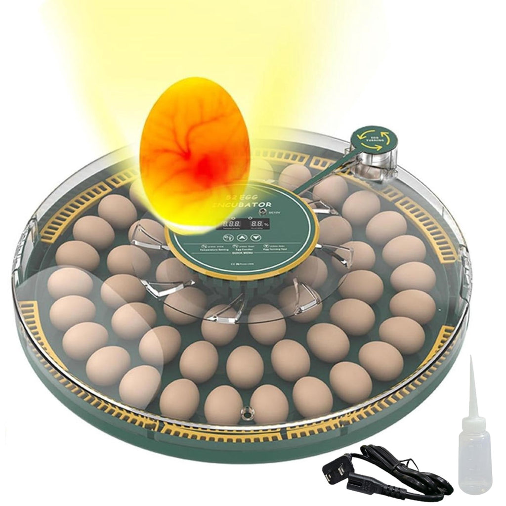 BN-LINK 52 Egg Incubator with Automatic Egg Turning and Temperature Co