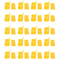 BOKYAN 20Pcs Queen Bee Cages, Yellow Plastic Beekeeping Transport Box